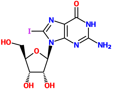 (图片) MC081002 8-Iodoguanosine